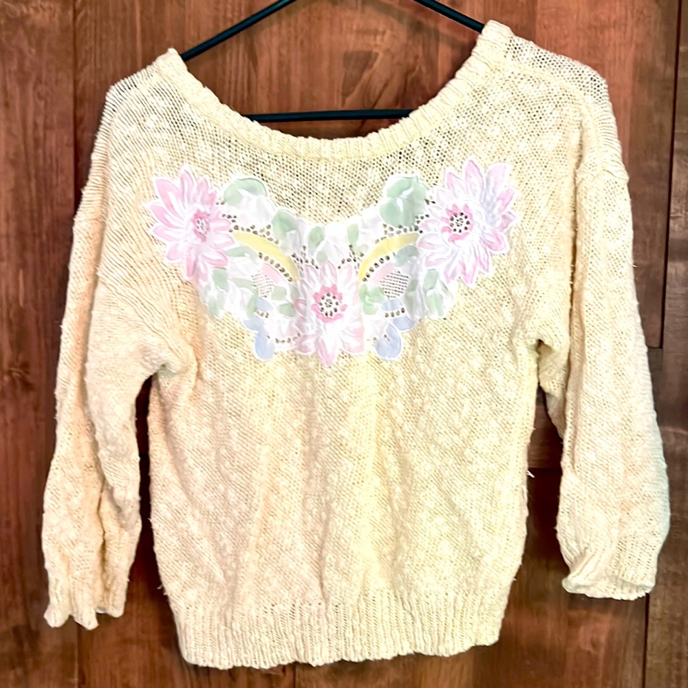 BOGO💞 Adorable Vintage boatneck sweater